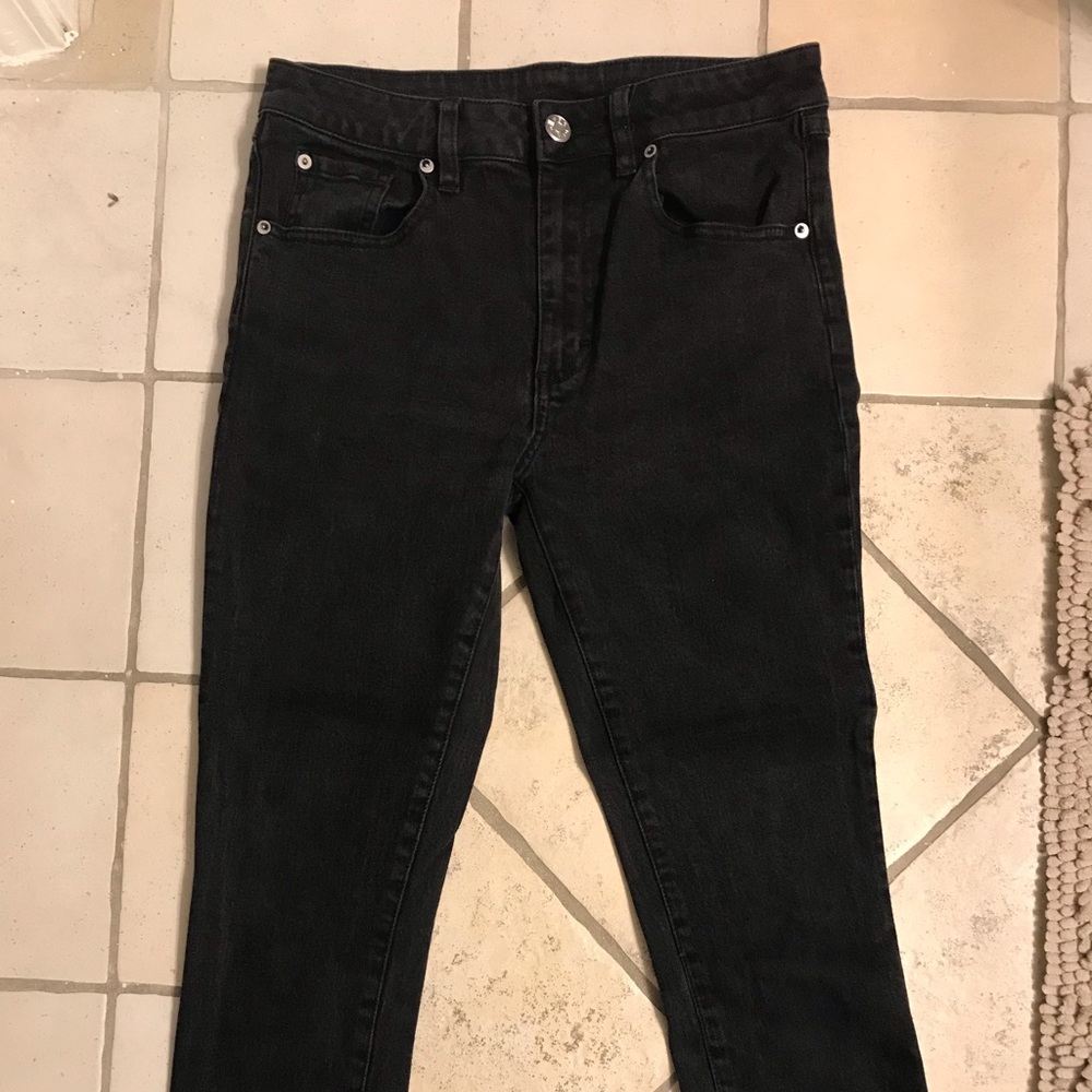 High rise cropped UO jeans